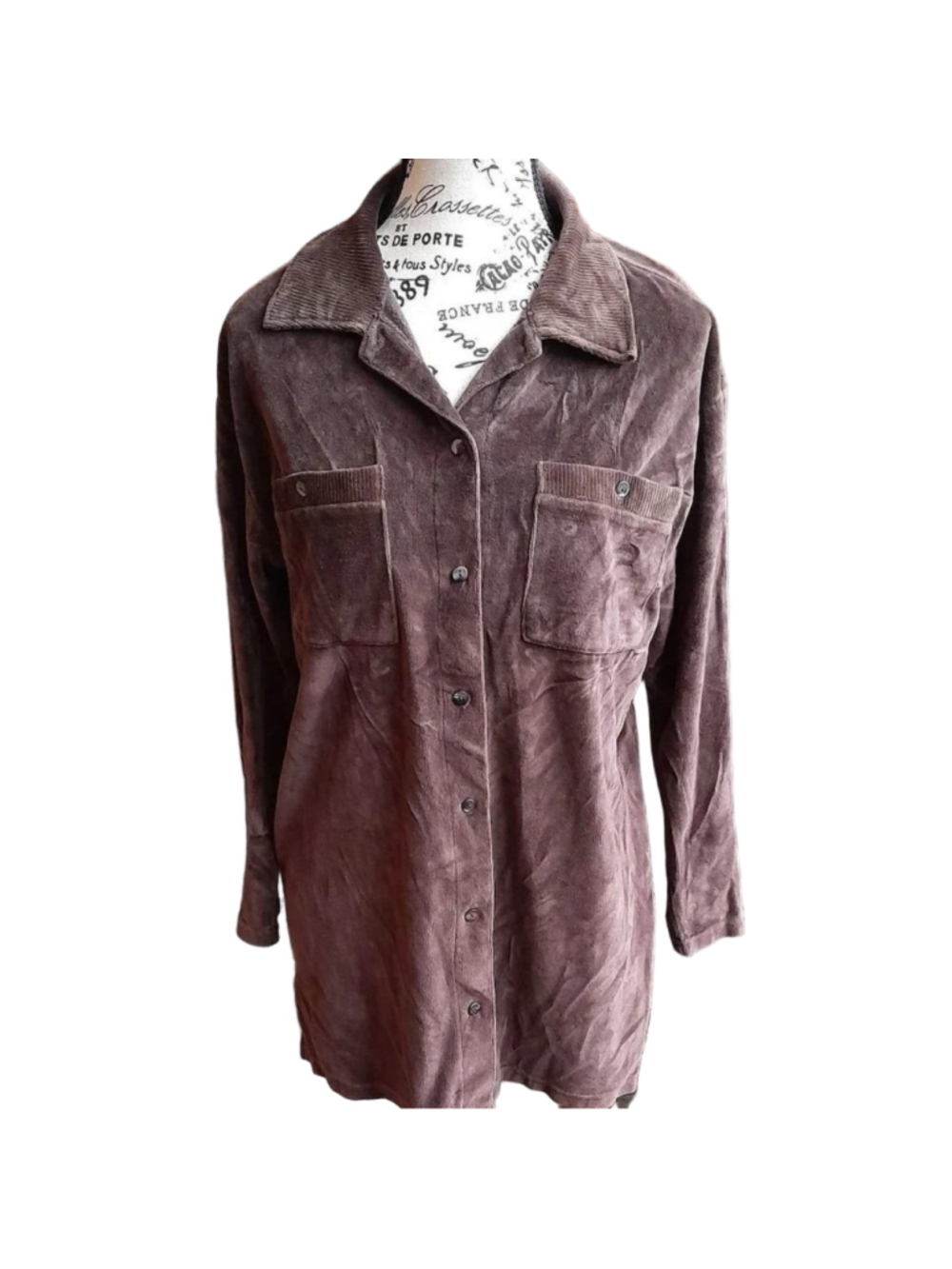 Weekend Edition Velour Top